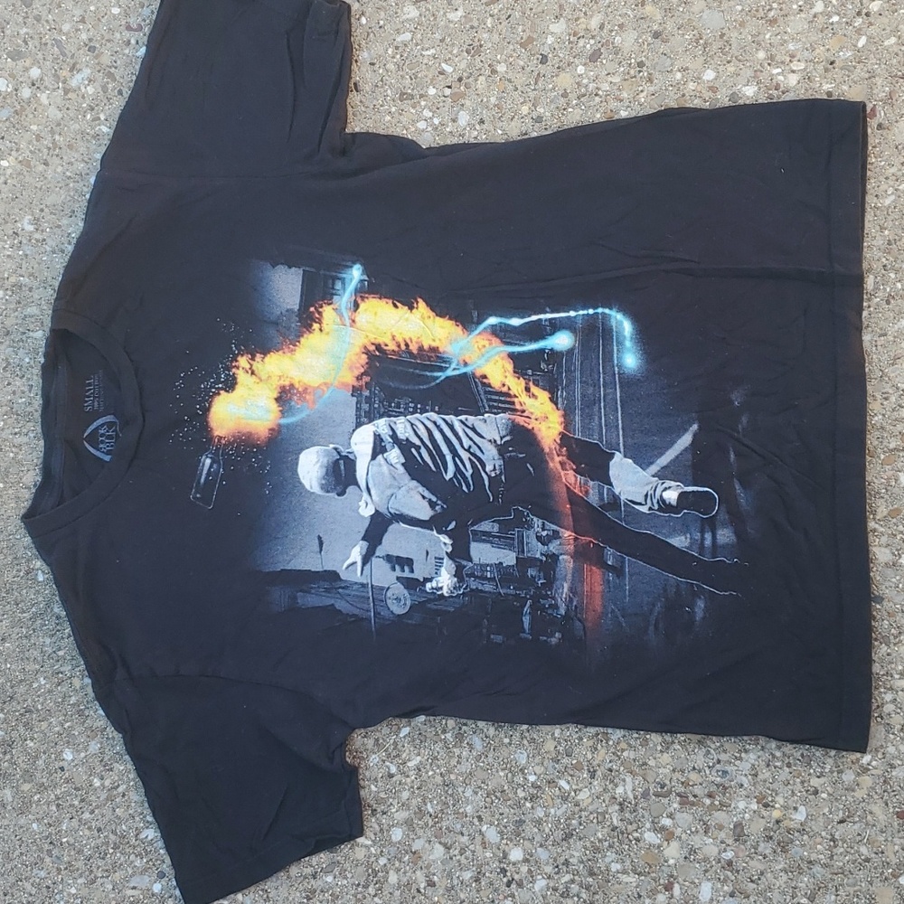 Rook Black Molotov Cocktail Graphic T-Shirt Adult Small